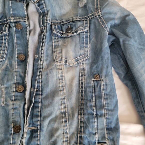 D-LUX DENIM JACKET SIZE MEDIUM - Picture 2 of 11
